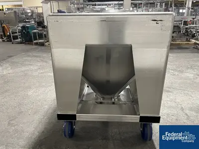 USED TOTE Systems 48" x 42" x 10"  Tote Systems Stainless Steel Transfer Bins
