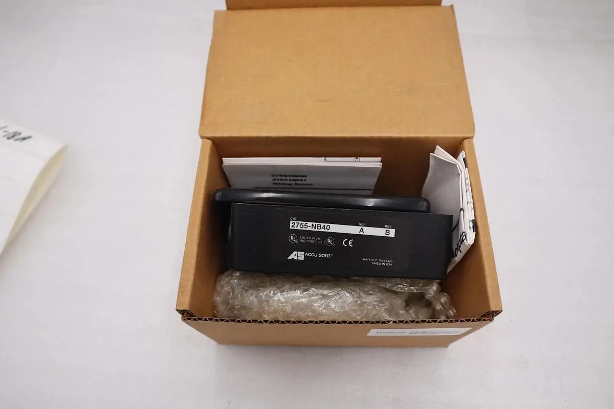 NEW ACCU-SORT 2755-NB40 WIRING ADAPTER BASE 2755NB40 STOCK H5A