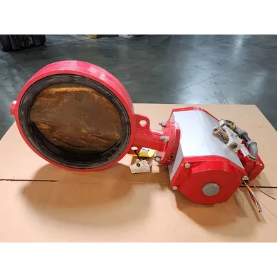 Used  Bray 12" Dia. Series 30 Resilient Seated Wafer Butterfly Valve