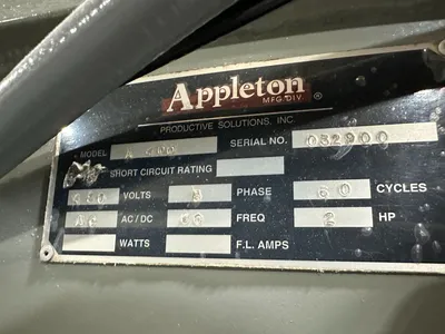 APPLETON a400 Extrusion Other, Core Cutters | Mark One Machinery (4)