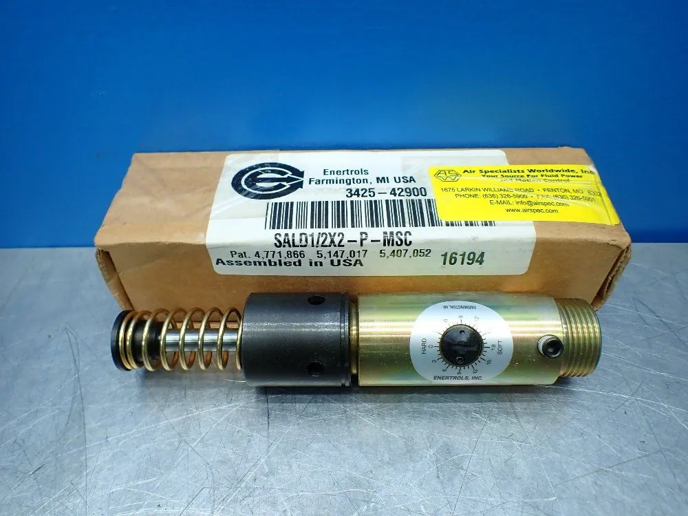 New | in-Stock ENERTROLS ALD1/2X2PMSC Miscellaneous MRO | HGR 24 #751175