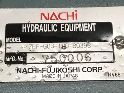 USED NACHI ZEF-G03-180-8039B