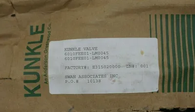 NEW KUNKLE 6010FEE01-LM STEAM RELIEF VALVE 6010FEE01LM 6010FEE01LM0045