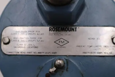 ROSEMOUNT 00079-0325-0004 THERMOCOUPLE TEMPERATURE STOCK H1396