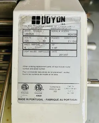 USED DOYON LMA620