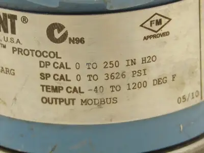 Rosemount 3095 FB2DABA13AB001AN Pressure Transmitter 7.5-30VDC 3626PSI 250" H2O