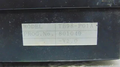 WTC TB98-P01A Data Entry Panel Used