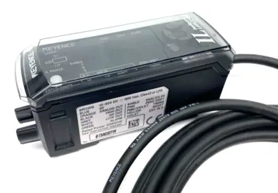 Used KEYENCE Multi-Function Laser Sensor Amplifier Unit DIN-Rail Mount Type Sensors Michigan US | Maverick Industrial Sales #1398287