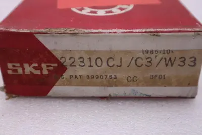 SKF 22310 CJ/C3/W33 Spherical Roller Bearing 22310CJC3W33 NEW OPEN BOX STK CC146