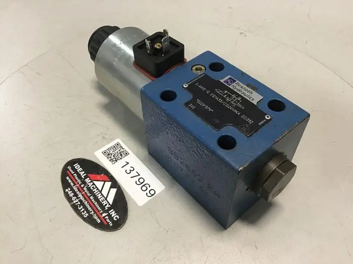 Used REXROTH 54WE10E121A33/CG24N9K4 SO32 Valves/Fittings Michigan US | Ideal Machinery #598758