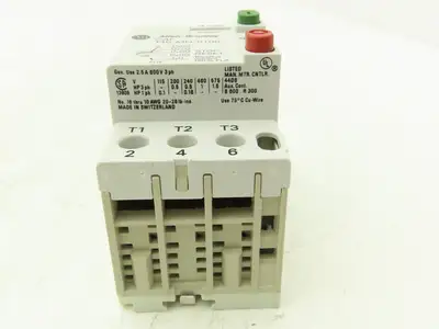 Allen Bradley 140-MN-0100 Manual Motor Starter 1.5Hp 600v 3Ph 0.63-1A Ser D