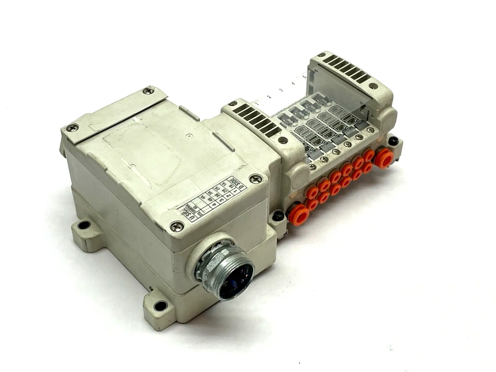 VV5QC11-06N3TD0-D0NS | SMC  Plug-In Base Mount Manifold - Used