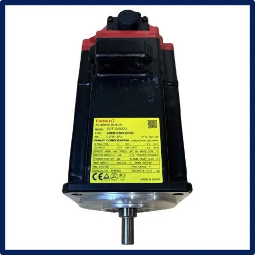 Used FANUC A06B-0205-B100 Servo Motors Texas US | CNC TOOLS LLC #911433