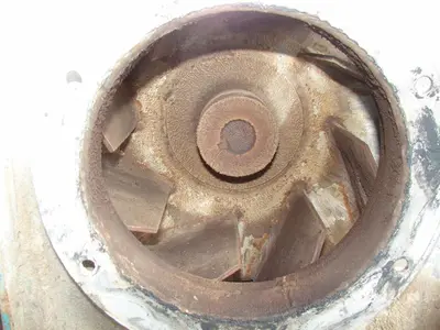 SPC3934  Blower 2816 cfm centrifugal fan Twin City size 909 15 hp, Stainless Steel
