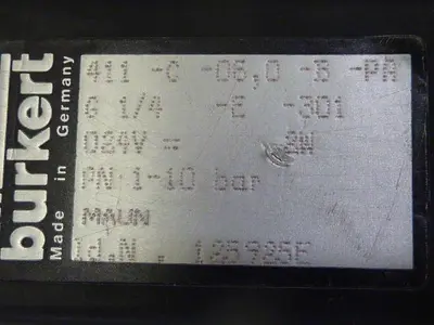 USED BURKERT EASY FLUID CONTROL SYS 125925E