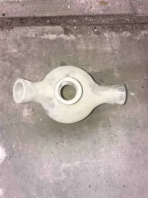 155mm Dia column adaptor with outlet; quick fit