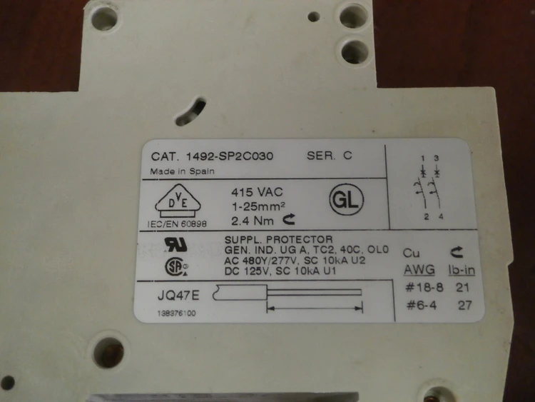 Used Allen-Bradley 1492SP2C030 Relays & Switches Arizona US | ASSET CONVERSION SPECIALISTS, INC. #307738