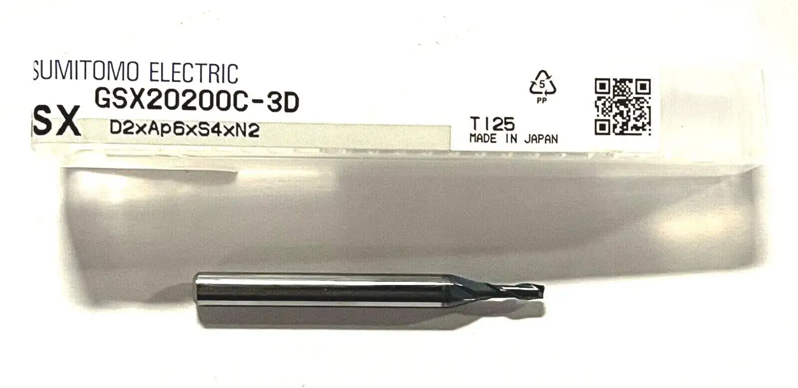 Sumitomo 2mm Carbide End Mill 30Â° Variable Helix TIAlCrN Finish 2 Flute