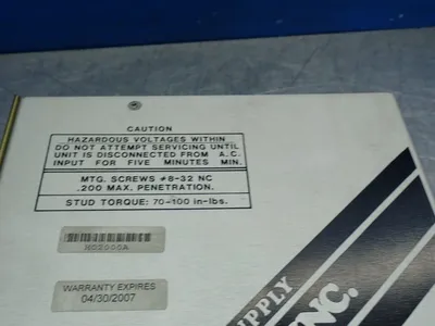 Used POWERTEC INC 9J530013S1318 DC Power Supplies Ohio US | HGR 24 #1070188