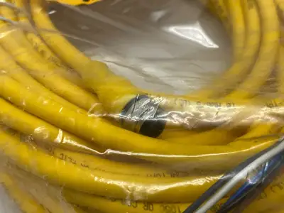 NEW TURCK, COGNEX SINGLE ENDED CONNECTION CORDSET BREAKOUT CABLE IVSL-5PM12-15