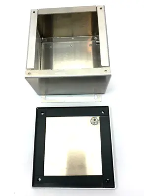 USED HAMMOND ALUMINUM ENCLOSURE JUNCTION BOX