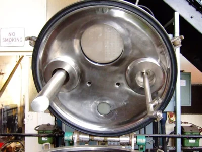 Ferrum POR-1000 BN gastight perforate basket centrifuge, 316SS.