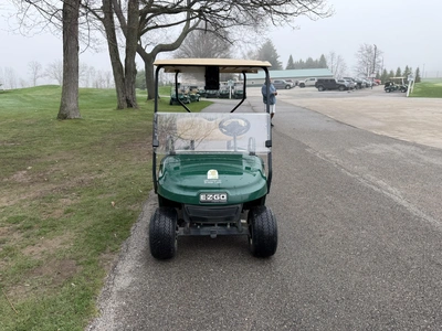 (1) 2017 E-Z-Go golf cart with a Kawasaki gas engine, model 625111G01, does not include Club canopy ...