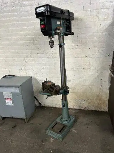 3432-410 Wilton 15″ Variable Speed Pedestal Floor Model Drill Press With 5″ Work Vise