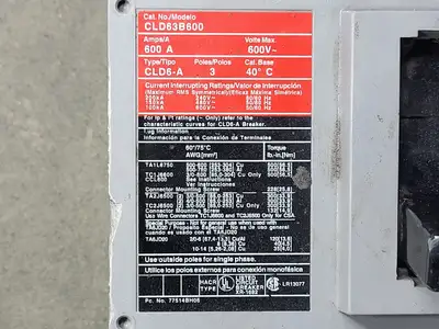 USED SIEMENS CLD63B600