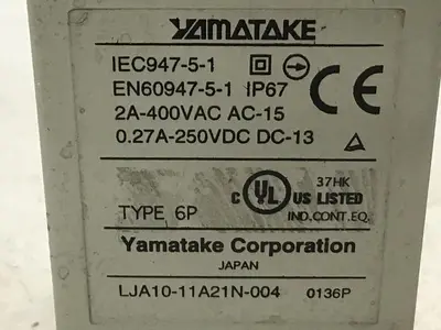 Used YAMATAKE LJA10-11A21N-004 Relays & Switches Michigan US | Ideal Machinery #1311393