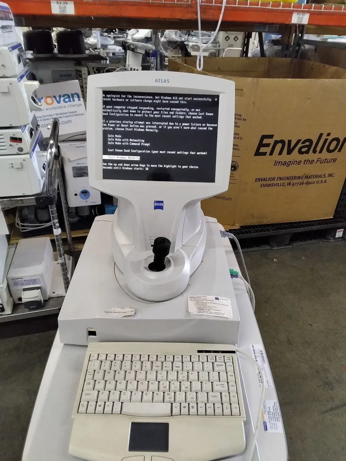 Used ZEISS Humphrey Atlas 9000 Ophthalmology California US | Surplus Service #1407025