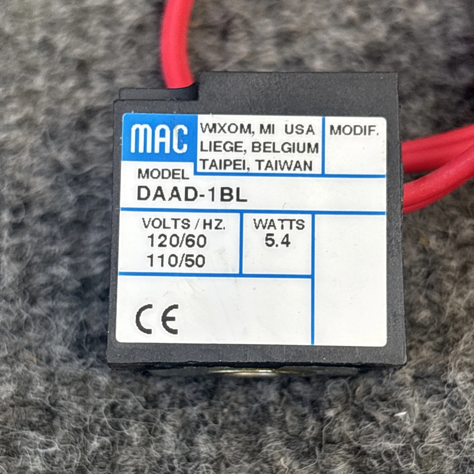 New | in-Stock MAC DAAD-1BL Solenoid Valves California US | Davliegogo LLC #1706544