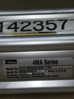 NEW Parker 02.00CBB4MA2UV33AC 6.000