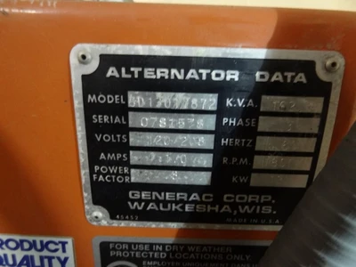 USED GENERAC SD13017872