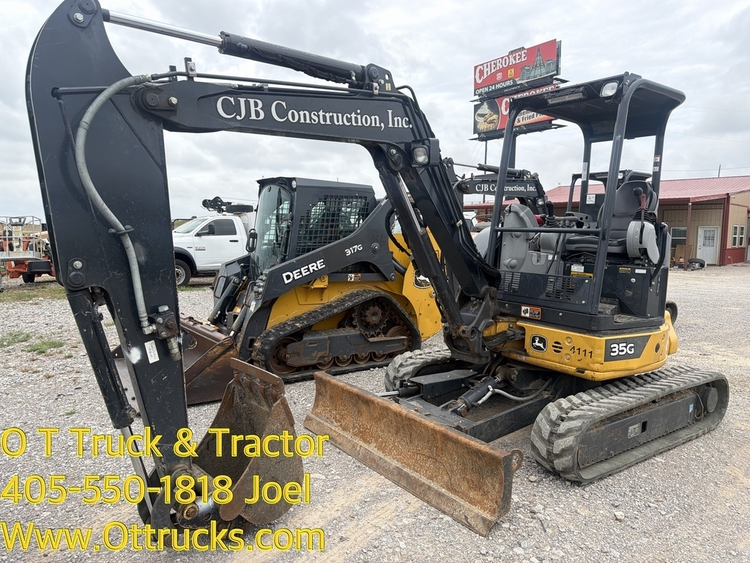 Used 2023 JOHN DEERE 35G Excavators Oklahoma US | OT Truck & Tractor Sales #1383499