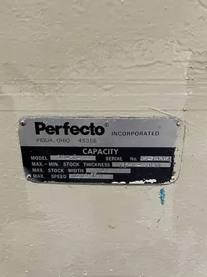 48" WIDE x 20,000 LB PERFECTO FEED LINE