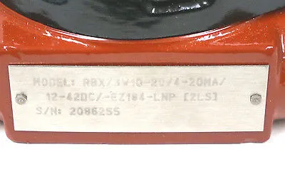 NEW MOORE INDUSTRIES RBX/3W10-20/4-20MA/12-42DC/-EZ184-LNP TRANSMITTER