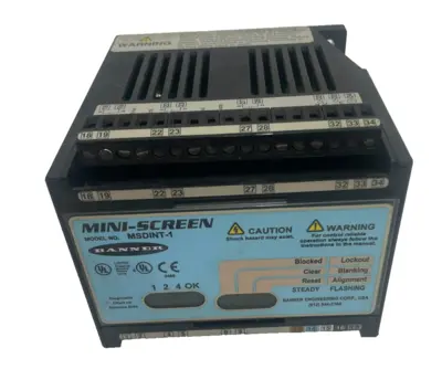 USED BANNER MSDINT-1 MINI SCREEN CONTROL MODULE MSDINT1