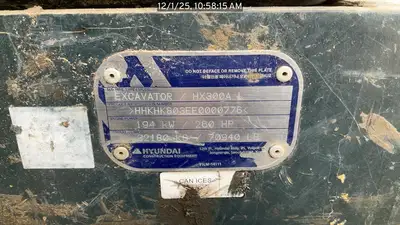 Used 2022 HYUNDAI HX300AL Crawler Excavators North Carolina US | National Equipment Dealers #1422475
