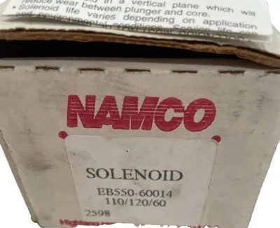 NEW NAMCO EB550-60014 INDUSTRIAL SOLENOID 110/120/60 EB55060014