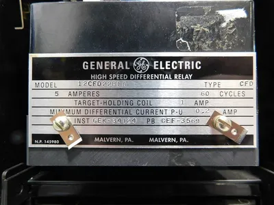 USED GENERAL ELECTRIC 12CFD22B1A