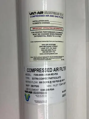 New | in-Stock VANAIR SYSTEM F200-0500-2-RAA-MD-PD6 Air Filtration Units Ohio US | Surplus Asset Holdings #1365899
