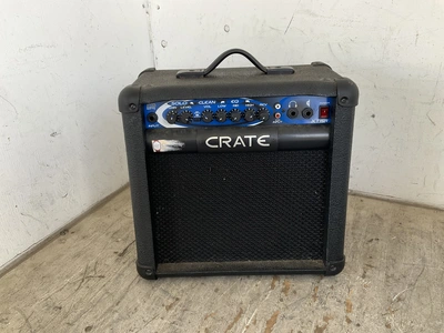 Crate XT15R speaker, a Cooper 120-347V hanging light, and a London LWINGL10001 1000W LED grow light