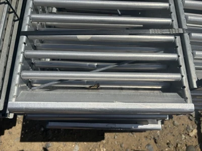 Unex Span Track 14″ x 144″ Gravity Roller Conveyor Flow Racking Conveyor