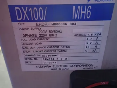 Used MOTOMAN / YASKAWA ELECTRIC MH6 Robots | HGR 24 #736049