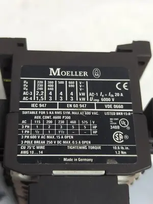 USED MOELLER MV DIL E