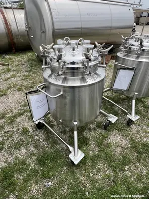 High-Capacity Stainless Steel Jacketed Tank – Used. Made by Precision Stainless