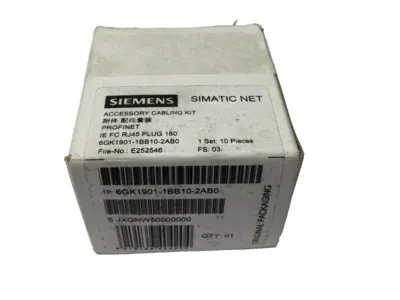 USED SIEMENS SIMATIC NET INDUSTRIAL ETHERNET RJ45 PLUG LOT OF 12