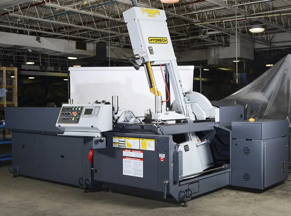 New | in-Stock HYDMECH V-18 APC Vertical Band Saws Texas US | FMI Trading #679161