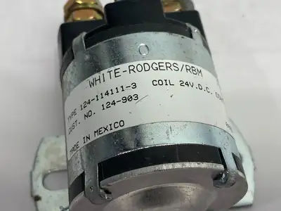 USED WHITE-RODGERS POWER COIL CONTACTOR 24 VDC, CONTINUOUS